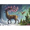 Ravensburger Puzzle 1000 Pezzi, Cervo in Primavera - Puzzle Adulti +14 anni, 70 x 50 cm, Puzzle per Adulti, Collezione Meravigliosa Illustrazione, Idee Regalo