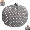 Hachera Borsa Portaoggetti Per Giocattoli Peluche, Sacco Stoccaggio Bambini, Pouf Peluche Con Cerniera, Cuscino a Sacco, Fagiolo Ricaricabile, per Organizzare Giocattoli e Vestiti (24 Pollici) (24)