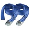 Master Lock 4363EURDAT Cinghia con Fibbia in Zama, Blu, 2.50 m x 25 mm, Set di 2