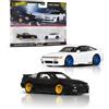 Hot Wheels Premium Car Culture, Set da 2 veicoli da collezione in scala 1:64, pneumatici Real Riders, telaio in Metallo e dettagli autentici, giocattolo per bambini, 3+ anni, JBK96