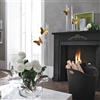 Adriani & Rossi Vaso in vetro trasparente Farfalla in ceramica