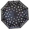 Goodforgoods Goods4good Ombrello cambia colore Pioggia Farfalle Magico Multicolori Pieghevole Automatico Antivento Diametro 107 cm Nero, Nero , Mediano