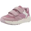 Geox B Flexyper Mini Girl, Scarpe da Ginnastica Bimba 0-24, Dk Grey Lt Rose, 20 EU