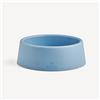 Beco Ciotola per cani, ciotola stabile per cibo e acqua, plastica riciclata, base in gomma antiscivolo, blu costiero, piccola