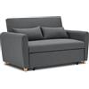 Bravich Divano letto a 2 posti, moderno, contemporaneo, salvaspazio, confortevole, pieghevole, cuscini in schiuma spessa, divano letto estraibile