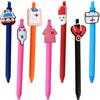 TenaLucy 7 Pezzi Penna Dell'infermiera,Penna a Sfera da Infermiera Simpatico Set di Penne da Infermiera Carine Accessori per Il Lavoro Penne Gel Nere da Infermiera Gadget per Infermiere Regalo(0.5mm)
