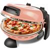 G3 Ferrari Forno per pizza G3Ferrari G1017715 Delizia Anniversary Corallo - Special Edition con pietra per pizza reversibile e taglierina