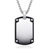 Dada Gioielli Collana Uomo Acciaio Piastrina Militare Argento