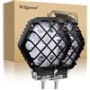 Willpower 2Pcs nero Faro led 12v, 5 pollici 27w faretti led, Impermeabile fari led per Moto Trattore Camion Off Road Auto SUV ATV 4x4