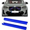 TTCR-II 2PCS Strisce della Griglia Compatibile con BMW X3/X4/X5/X6/X7 | Inserti Griglia Trim X3 F25 G01/X4 F26 G02/X5 E70 F15 F85 G05/X6 E71 F16 F86 G06/X7 G07 Strisce Trim Griglia Anteriore-Blu