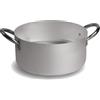 PARDINI - Casseruola alta in alluminio 28 cm, altezza 15 cm. Spessore 3 millimetri. Capacità 9 litri. Linea professionale.