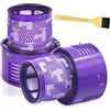 LAPONO Filtro for Dyson V10 SV12 Ricambi,Aspirapolvere Cyclone HEPA Filtri Ricambio Lavabile con Spazzola Pulizia per Absolute Animal Total Clean Motorhead Sostituire # DY-969082-01 (2 PACK)
