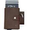 POWR - RFID Porta Carte Di Credito in Metallo - Porta Tessere Uomo - Porta Badge Slim - Mini Wallet in Metallo Rigido Tascabile - Portaschede Sottile - Regalo Smart Uomo
