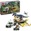 LEGO JURASSIC WORLD 76966 MISSIONE DINOSAURO :CAMION DI TRASPORTO DELL'ALLOSAURO