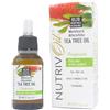 NUTRIVOIL - Tea Tree Oil Puro Olio Melaleuca Alternifolia 30 ml Olio dai mille poteri