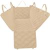 Meadowlark® Coprisedile per Cani Auto Posteriore. Beige Impermeabile! Telo Auto per Cani, Qualità Superiore, Protezione Integrale per Portiere, Poggiatesta & Sedile. Accessori Cane Auto + Cintura