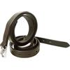 Pferdelinis Cinghia per staffe in pelle nera, marrone, adatta per selle inglesi, lunghezza 120 cm - 160 cm (marrone, 150 cm)