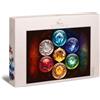 Ulmer Puzzleschmiede - Puzzle da 1000 pezzi Chakra - simboli magici dai 7 chakra ai centri energetici del corpo - Puzzle sofisticato per adulti, Made in Germany