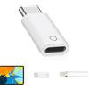 Hukneqn Adattatore per Apple Pencil, Adattatore USB-C per Apple Pencil 1ª Generazione, Compatibile con iPad 10 Gen 2022, Connettore di Ricarica e Sincronizzazione Bluetooth, Design Compatto, Portatile