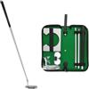 BuyWeek Set Putter da Golf, Attrezzatura da Allenamento da Golf Portatile Putter Set con 2 Palline Borsa da Trasporto con Cerniera per Casa Ufficio