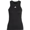 adidas Donna AEROREADY Train Essentials Regular 3-Stripes Tank Top, Black/White, XS