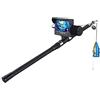 EBAYTV Macchina Fotografica Subacquea, Kit videocamera da pesca subacquea da 4,3 Pollice 1000TVL PCS IR. Luci Video Fish Finder Lake Under Water Fish Cam(IR LED 15M Cable)