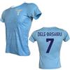 Generico Maglia Lazio Personalizzata DELE-Bashiru 7 creata utilizzando Maglia Calcio Replica Autorizzata - Nuova - Taglie da Adulto (IT, Testo, M, Regular, Regular, Azzurro)