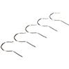 Glorex Gruccia Ganci, Nichel, Grigio, 2.8 x 84 mm