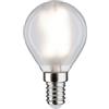 Paulmann 29074 Lampadina a filamento LED 230V goccia E14 230V 5,9W 806lm dimmerabile 45mm opaco vetro 2700K - bianco caldo