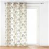 Douceur d'Intérieur, Palmea - Tenda con occhielli (140 x 280 cm) con stampa in voile sabbiato