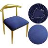 HuaLiSiJi Coprisedia Rotondo Elasticizzati Coprisgabello Velluto Copriseduta Sgabello 36-50cm Coprisgabello Elastico,Tessuto di Lusso, Elastico Antirughe Lavabile e Antipolvere (1, Blu Navy)