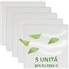 BFS Filters Pacco di 5 filtri di Ricambio per Ventilatore Meltem GF 0198/ dal 1992 VF-El 3870 Meltem, Filtro d'Aria, Dimensioni 150x150 mm, Filtro G2