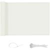 LOVE STORY Frangivisto Balcone 100x600cm PES Impermeabile Anti-UV, Telo Copri Ringhiera e Schermo Privacy con Occhielli,per Terrazza e Giardino,Beige