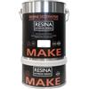MAKE DESIGNED FOR YOU | Resina Epossidica Extra Resistente a Base Acqua, Finitura Opaca, Colore Bianco Puro, Certificato HACCP, Formato 2 litri