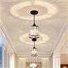GUANSHAN Lampada a sospensione in cristallo, Plafoniera, Lampadario, Lampada da comodino, Decorazione, per corridoio, camera da letto, sala da pranzo