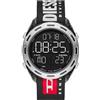 Diesel Orologio Crusher da uomo, movimento Ana-Digi, cassa in nylon fumé 46 mm con cinturino in tessuto, DZ1914