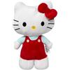 CARTOON Peluche Hello Kitty pupazzo 34 cm realizzato 100% morbido poliestere (Rosso)