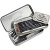 Derwent Line & Wash Set per Schizzi in Astuccio di Metallo con 6 x Matite in Grafite, 2 x Matite Acquerellabili, 1 x Water Brush, 1 x Sfumino, 1 x Gomma da Cancellare e 1 x Lastra per Gomma