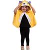 Rubie's Rubies Costume Mantello Super leonzio per bambine e bambini, Mantello con cappuccio di leone, ufficiale carnevale, compleanno, feste, Halloween, Natale