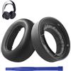 Erioscar 1 Paio Cuscinetti Auricolari di Ricambio per PS5 Pulse 3D, Padiglioni Cuffie in Tessuto Traspirante e Schiuma di Alta Qualità, Isolamento Acustico e Migliora il Comfort di Utilizzo (PU-Nera)