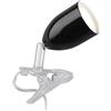 BRILLIANT lampada Leo LED clip lampada black | 1x LED-PAR51, GU10, 3W lampada a riflettore LED inclusa, (240lm, 2700K) | Scala da A ++ a E | Con interruttore a cavo