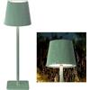 LuminexDesigns Lampada da tavolo senza fili 1 pezzi Verde VELA TL02