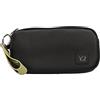 YNOT? pochette in eco-pelle 3 scomparti con zip