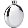 Tbest Ottle Brandy, Porta Whisky, Petacas, Pachita, Fiaschetta, Mini Fiaschetta Per Donne, Fiaschetta Rotonda, Fiaschetta 5Oz 150Ml Boccetta Portatile Da Vino In Acciaio Inossidabile