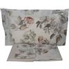 Gabel Lenzuolo flanella Peony amaranto matrimoniale (sopra lenzuolo 240x285 +lenzuolo inferiore con angolo 175x200+ 2 federe)