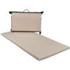 GHIOCUSCINI | Materasso Pieghevole per Culla Campeggio, Materasso Bambino 100% Cotone, Fantasia Pois Nocciola, Sfoderabile e Lavabile, 60 x 120 cm, Alto 4.5 cm, Made in Italy