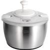 Generic Centrifuga per insalata - centrifuga per insalata, asciuga insalata | Lavainsalata in acciaio inox con maniglia girevole, centrifuga per verdure, centrifugadora de lechuga per lavare e asciugare frutt