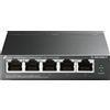 Tp-Link Switch di rete Non gestito Gigabit Ethernet (10/100/1000) Supporto Power over Ethernet (PoE) Nero - TL-SG1005LP