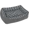 Italian Bed Linen Sogni e Capricci Zoe-Cuccia per Cani e Gatti, Multicolore (Grigio/Blu), 62 x 50 x 17 cm