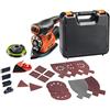 BLACK+DECKER Multilevigatrice 4 in 1 Autoselect® con 18 accessori. Potente motore da 220W. KA280K-QS